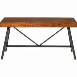 Alternative view of Best Pirce ???? Simply Perfect Rustic Pine Desk With 3 Drawers ⭐