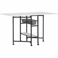 Wholesale 🧨 Sew Ready 36 In. Fixed Height Cutting Table With Basket ✔️
