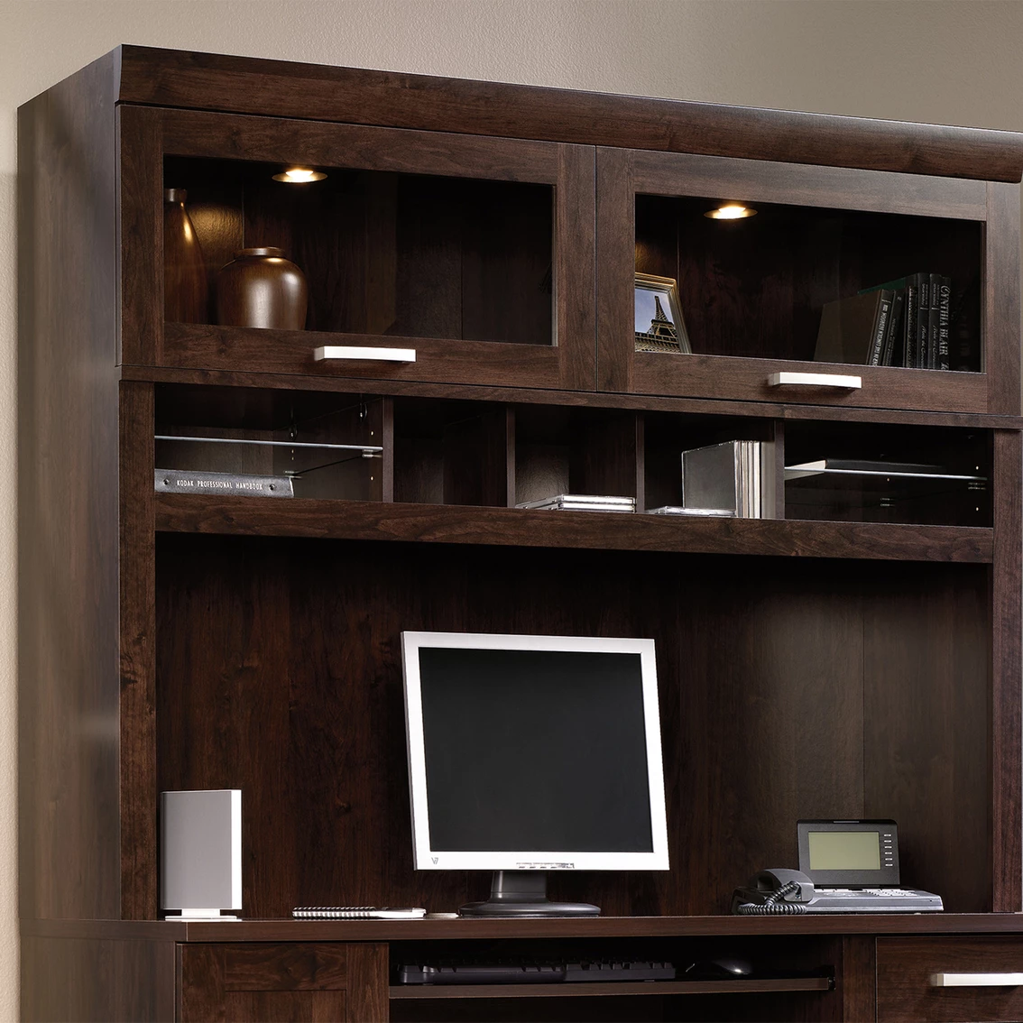 New ⭐ Sauder Office Port Hutch ❤️ 1 New ⭐ Sauder Office Port Hutch ❤️