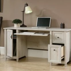 Alternative view of Outlet ???? Sauder Edge Water Computer Desk, Chalked Chestnut ????