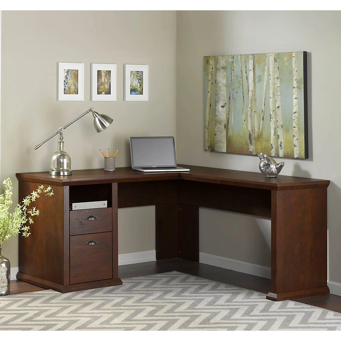 Best reviews of ???? Bush Furniture Yorktown L Desk ???? 4 Best reviews of ???? Bush Furniture Yorktown L Desk ???? - Image 4