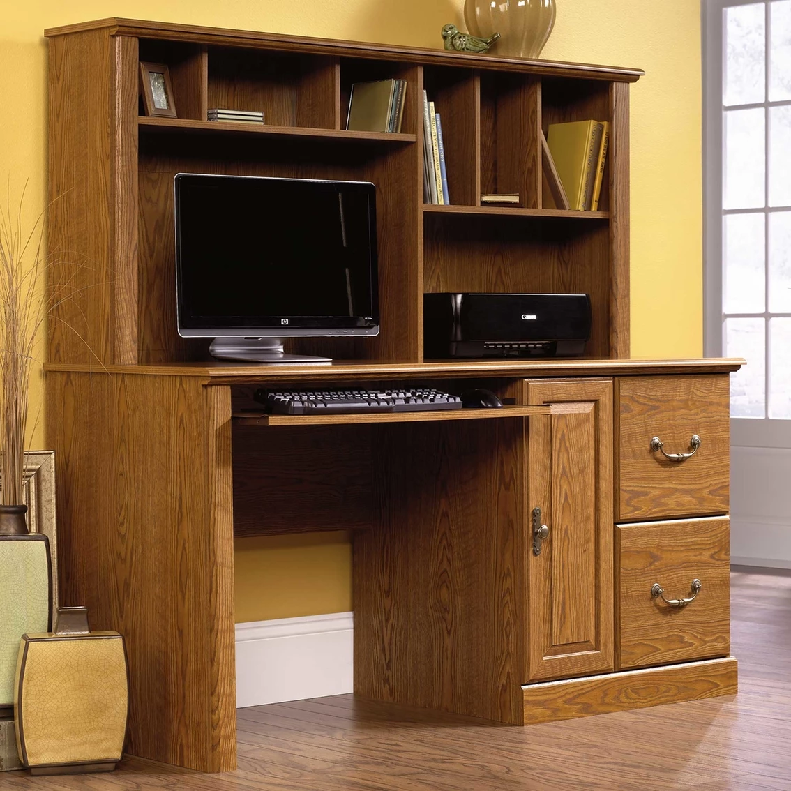 Top 10 β Sauder Orchard Hills Comp Desk With Hutch π 1 Top 10 β Sauder Orchard Hills Comp Desk With Hutch π