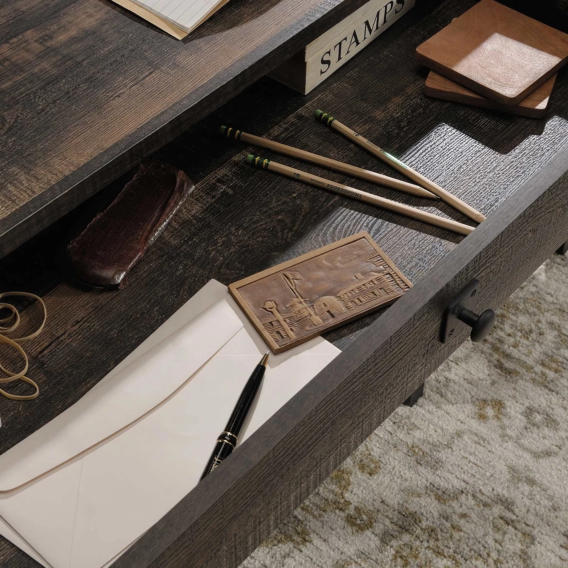 Outlet ???? Sauder Steel River Desk ???? 3 Outlet ???? Sauder Steel River Desk ???? - Image 3