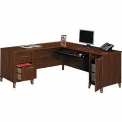 Hot Sale ✔️ Bush Furniture Bush Somerset L-Shaped Desk ⌛