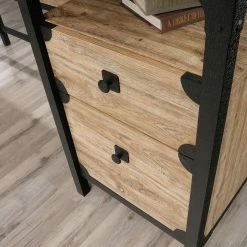 New ❤️ Sauder Steel River Collection L Desk 🎁 -Fellowes shop unnamed file 673