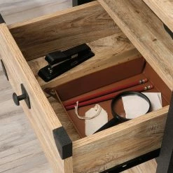 New ❤️ Sauder Steel River Collection L Desk 🎁 -Fellowes shop unnamed file 675