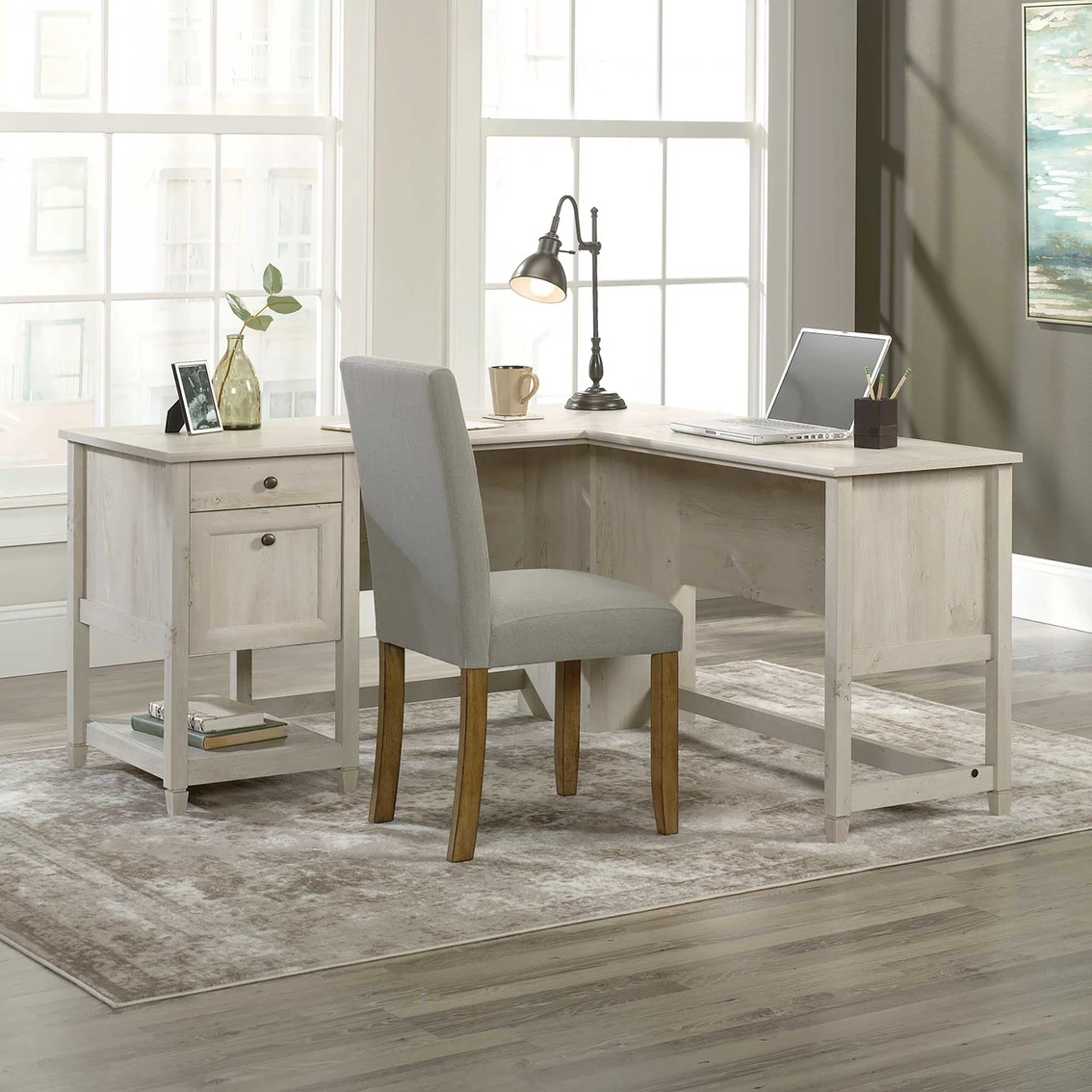 Budget ???? Sauder Edge Water L Desk ???? 1 Budget ???? Sauder Edge Water L Desk ????