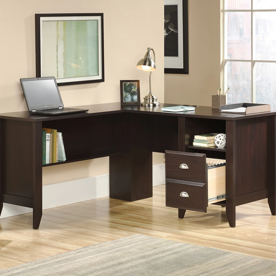 Brand new ⌛ Sauder Shoal Creek L Desk ???? 2 Brand new ⌛ Sauder Shoal Creek L Desk ???? - Image 2
