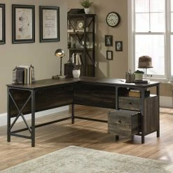 Alternative view of Deals ???? Sauder Steel River L Desk ✔️