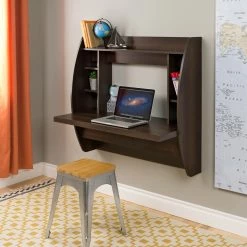 Alternative view of Deals ???? Prepac Floating Desk With Storage ✨