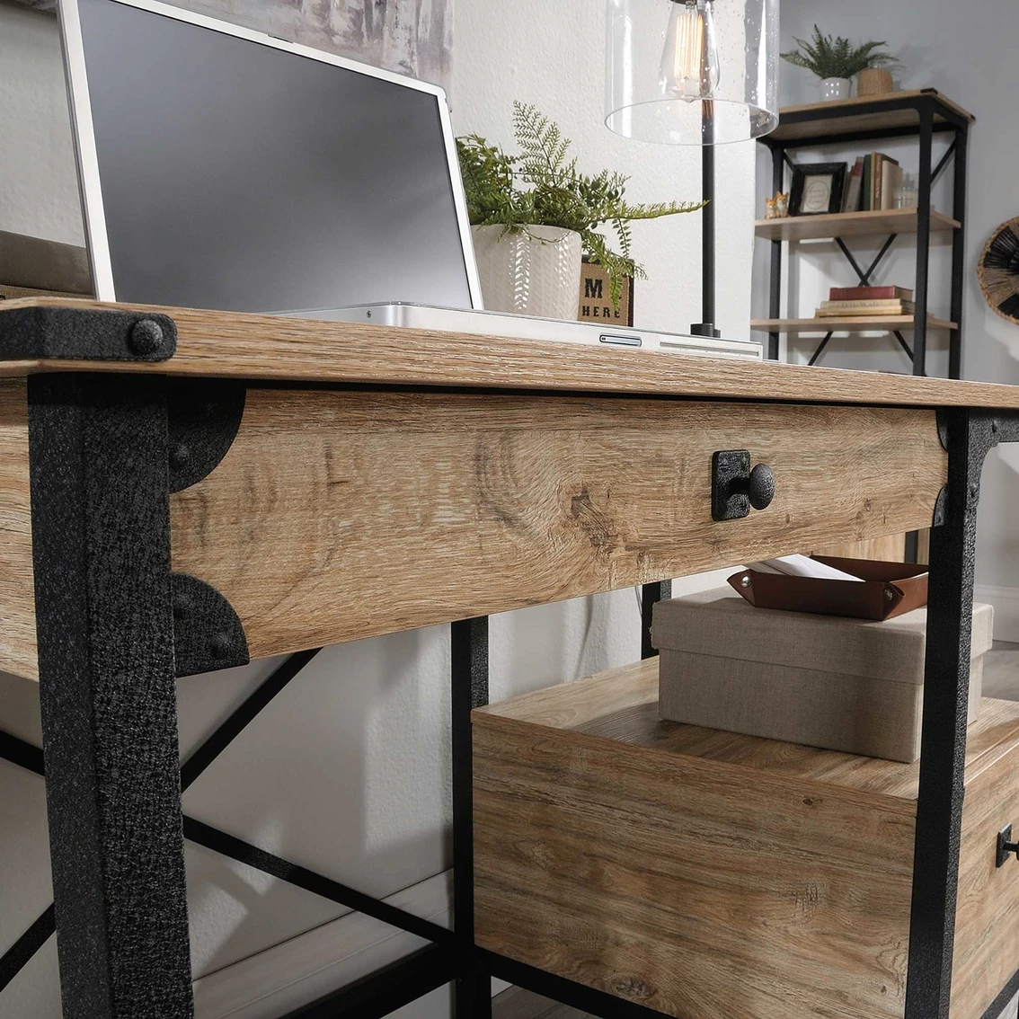 Outlet π Sauder Steel River Collection Desk π₯ 3 Outlet π Sauder Steel River Collection Desk π₯ - Image 3