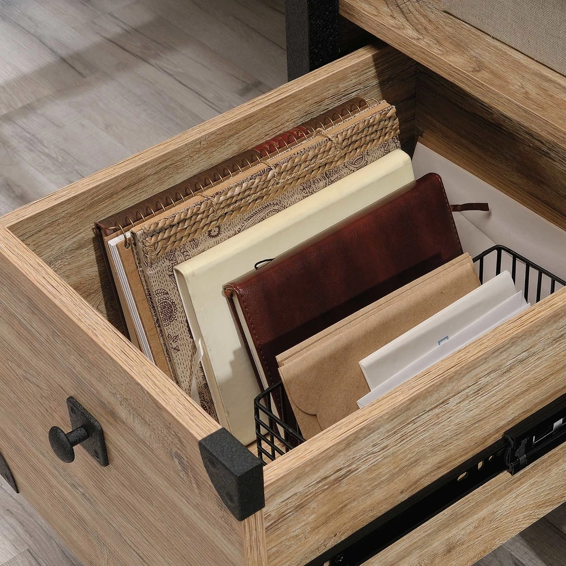 Outlet π Sauder Steel River Collection Desk π₯ 5 Outlet π Sauder Steel River Collection Desk π₯ - Image 5