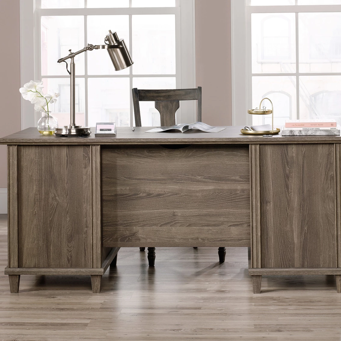 Discount π Sauder Hammond Executive Desk π 3 Discount π Sauder Hammond Executive Desk π - Image 3