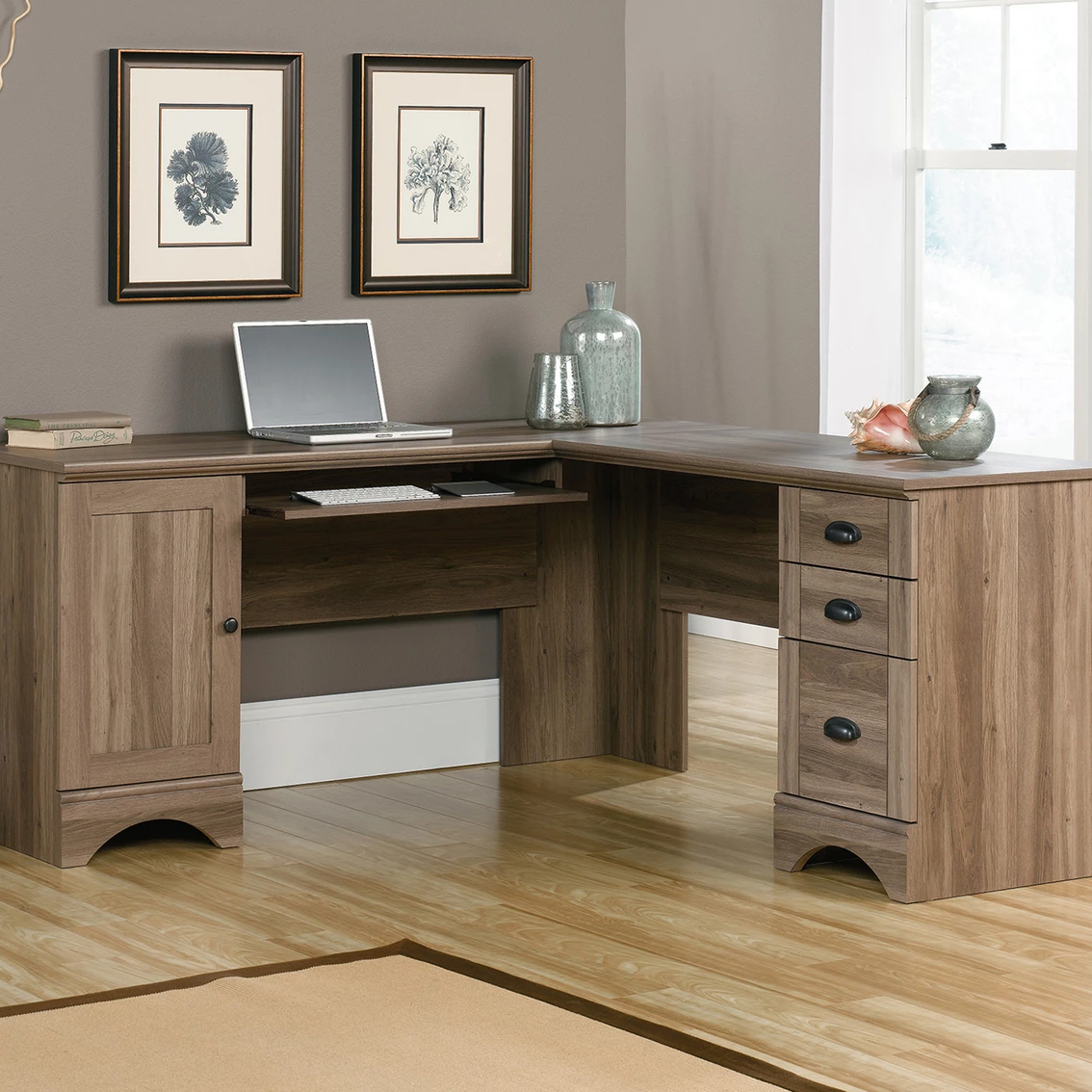 Coupon ???? Sauder Harbor View Corner Computer Desk ⭐ 1 Coupon ???? Sauder Harbor View Corner Computer Desk ⭐