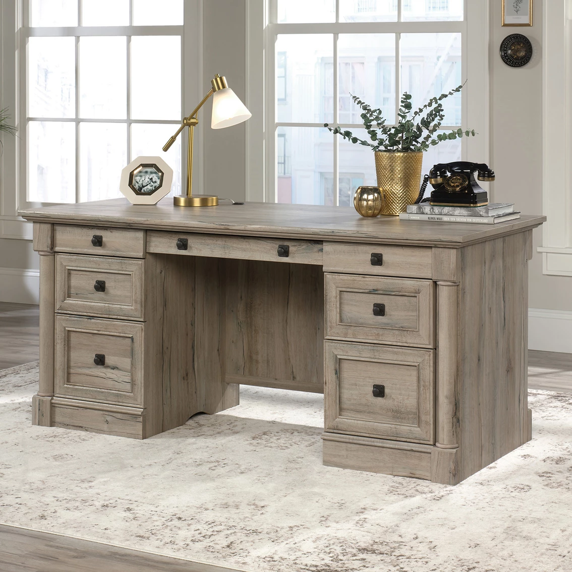 Cheapest ✔️ Sauder Palladia Executive Desk ???? 1 Cheapest ✔️ Sauder Palladia Executive Desk ????