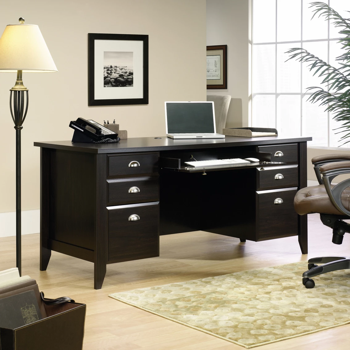 Promo ❤️ Sauder Shoal Creek Executive Desk ⌛ 2 Promo ❤️ Sauder Shoal Creek Executive Desk ⌛ - Image 2