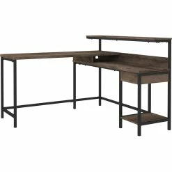 Buy ???? Signature Design By Ashley Arlenbry L Desk With Storage Hutch ????
