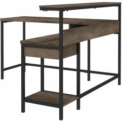 Alternative view of Buy ???? Signature Design By Ashley Arlenbry L Desk With Storage Hutch ????