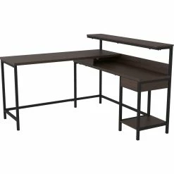 Buy ???? Signature Design By Ashley Camiburg Collection L Desk With Storage ✔️