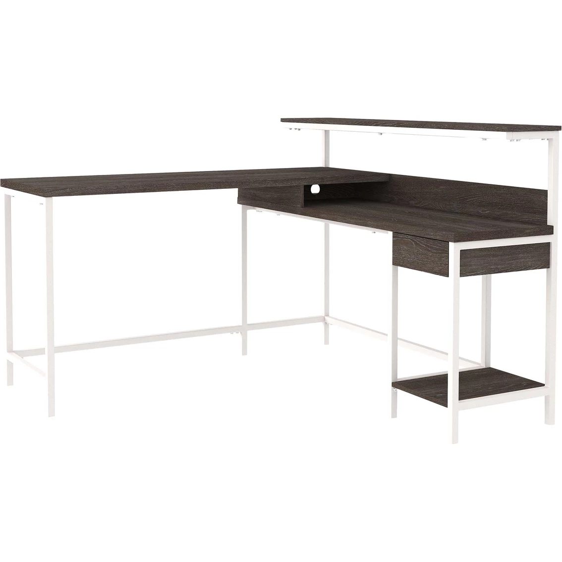 Top 10 ???? Signature Design By Ashley Dorrinson L Desk With Storage ???? 3 Top 10 ???? Signature Design By Ashley Dorrinson L Desk With Storage ???? - Image 3