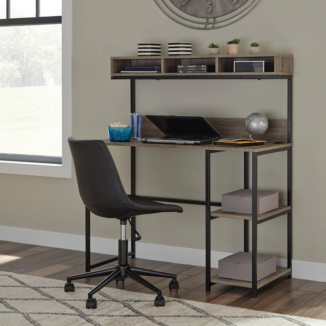 Cheapest ???? Signature Design By Ashley Daylicrew Home Office Desk And Hutch ???? 3 Cheapest ???? Signature Design By Ashley Daylicrew Home Office Desk And Hutch ???? - Image 3