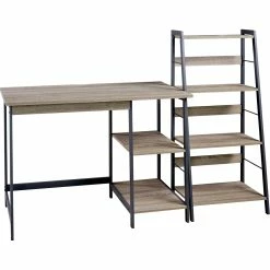 Outlet ???? Signature Design By Ashley Soho Home Office Desk With Bookshelf ????