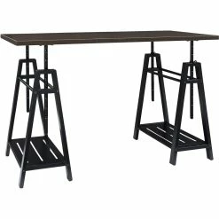Alternative view of Cheap ???? Signature Design By Ashley Irene Adjustable Height Desk ✨