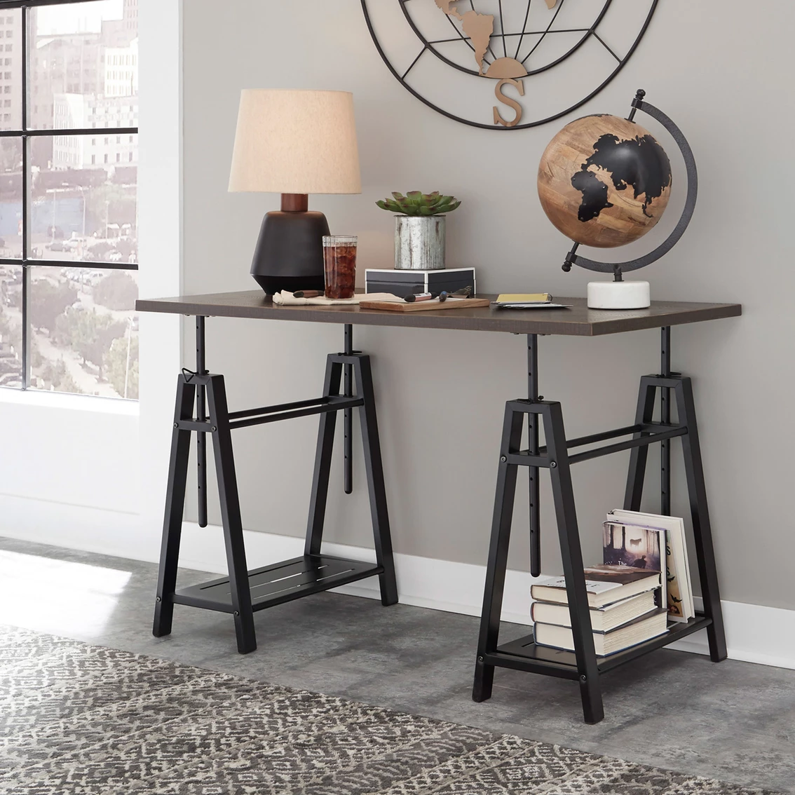 Cheap ???? Signature Design By Ashley Irene Adjustable Height Desk ✨ 4 Cheap ???? Signature Design By Ashley Irene Adjustable Height Desk ✨ - Image 4