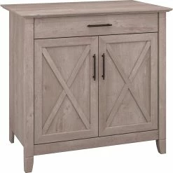 Discount ???? Bush Furniture Key West Laptop Storage Desk Credenza ????
