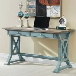 Best Sale 🎁 Coast To Coast Accents Bar Harbor 2 Drawer Writing Desk 🔔 -Fellowes shop unnamed file 972