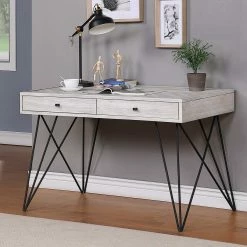 Flash Sale 🥰 Coast To Coast Accents Aspen Court II 2 Drawer Writing Desk 💯 -Fellowes shop unnamed file 976